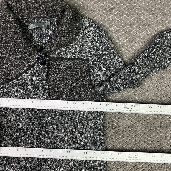 Prana Danika Duster Cardigan Sweater Women's Medium Long Gray - Picture 7 of 11